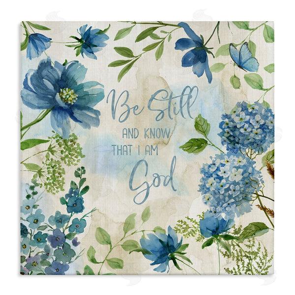 stupell industries Nan | Be Still Floral Phrase Wall Art