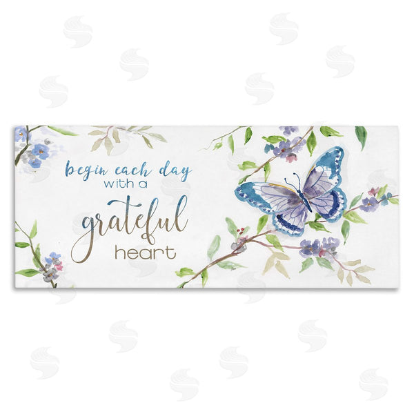 stupell industries Nan | Begin Day with Grateful Heart Wall Art