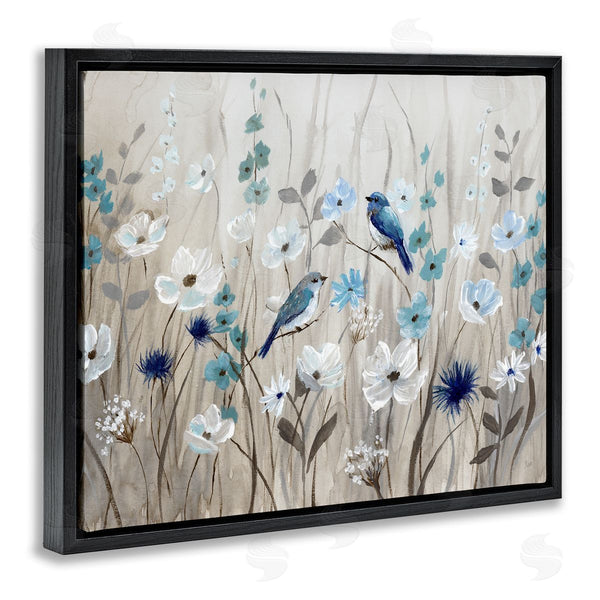 Stupell Industries Nan | Birds Floral Meadow Blossoms