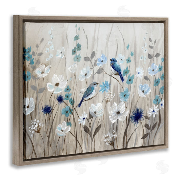 Stupell Industries Nan | Birds Floral Meadow Blossoms