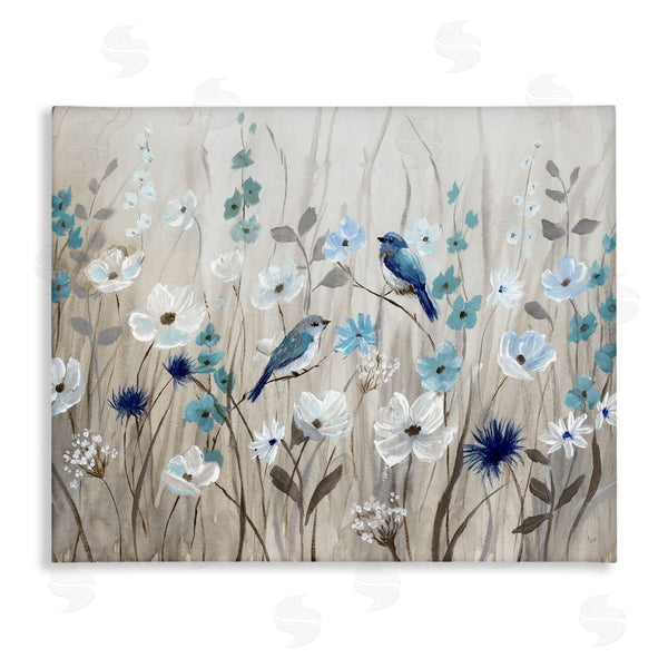 stupell industries Nan | Birds Floral Meadow Blossoms