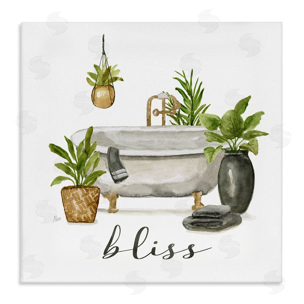 stupell industries Nan | Bliss Various Potted Plants Wall Art