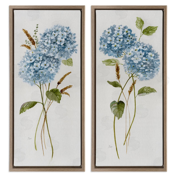 Stupell Industries Nan | Blue Hydrangea Long Stems Wall Art