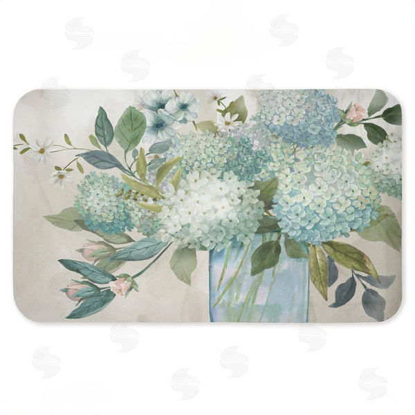stupell industries Nan | Blue Hydrangeas Galore Anti-Fatigue Mat