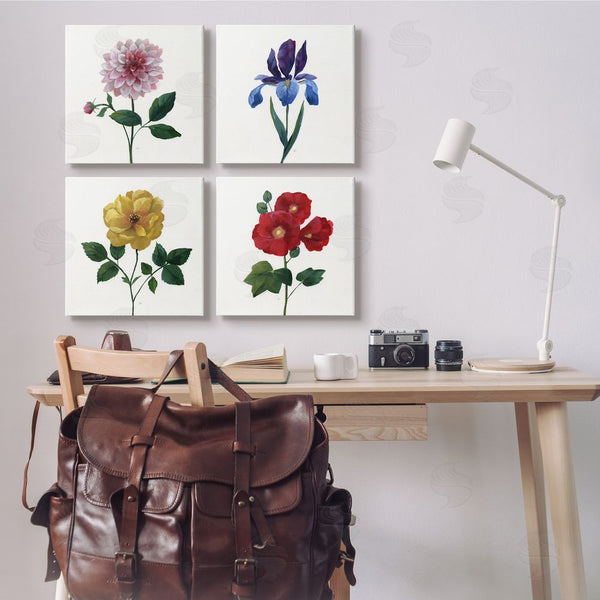 Stupell Industries Nan | Bold Florals Blossoming Poppy Iris Dahlia Wall Art