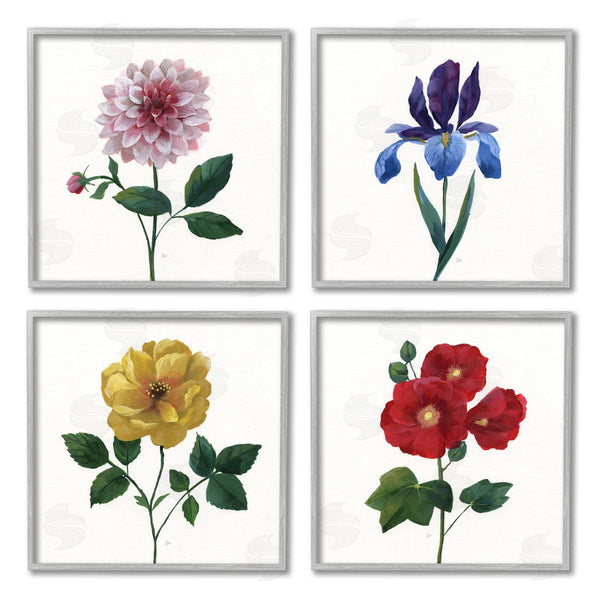 Stupell Industries Nan | Bold Florals Blossoming Poppy Iris Dahlia Wall Art