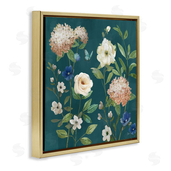 Stupell Industries Nan | Bright Garden Blooms On Green