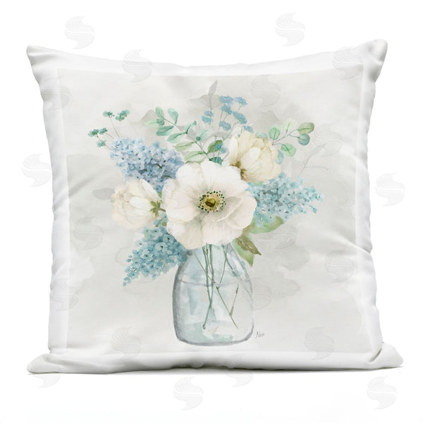Stupell Industries Nan | Centric Bouquet In Soft Tones Printed Throw Pillow