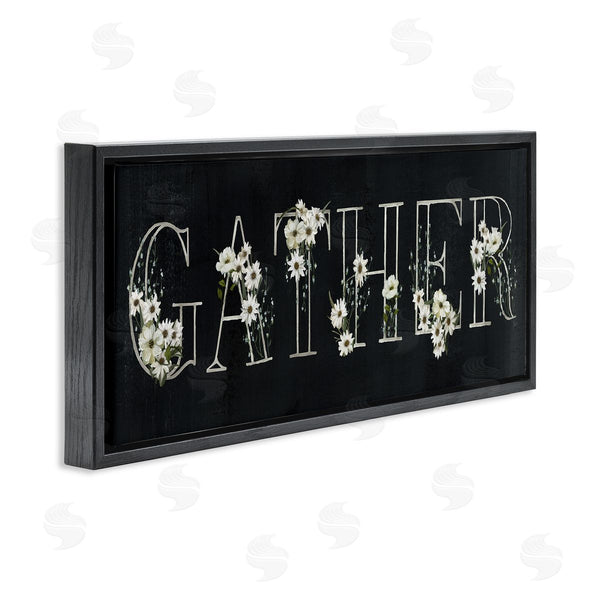 Stupell Industries Nan | Chalkboard & Floral Gather Wall Art