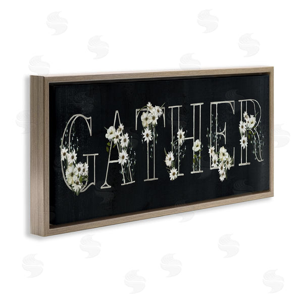 Stupell Industries Nan | Chalkboard & Floral Gather Wall Art