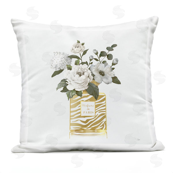 Stupell Industries Nan | Chic Striped Perfume Bouquet Printed Throw Pillow