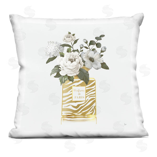 stupell industries Nan | Chic Striped Perfume Bouquet Printed Throw Pillow