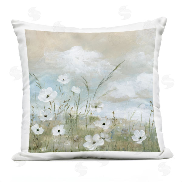 Stupell Industries Nan | Clouds Beyond Meadow Printed Throw Pillow