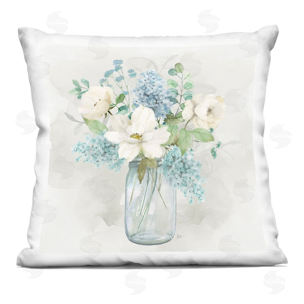 stupell industries Nan | Country Bunches Bouquet Printed Throw Pillow