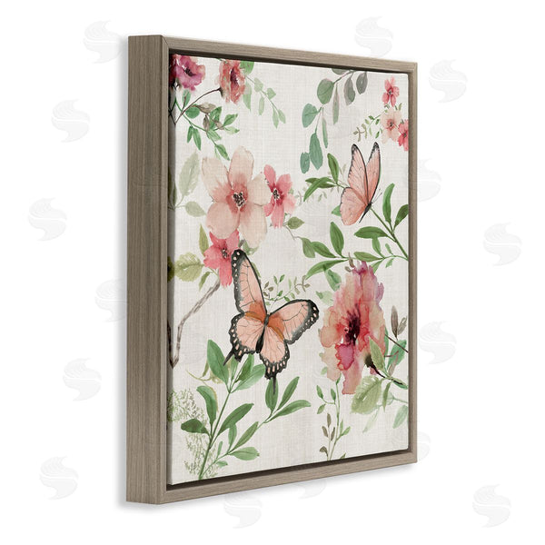 Stupell Industries Nan | Country Cottage Florals In Pink