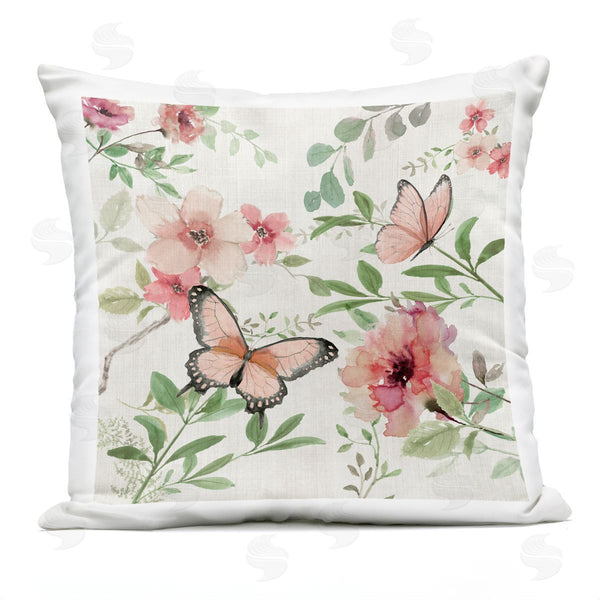 Stupell Industries Nan | Country Cottage Florals In Pink Printed Throw Pillow
