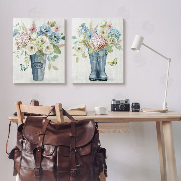 Stupell Industries Nan | Country Garden Bouquets Rain Boots Wall Art