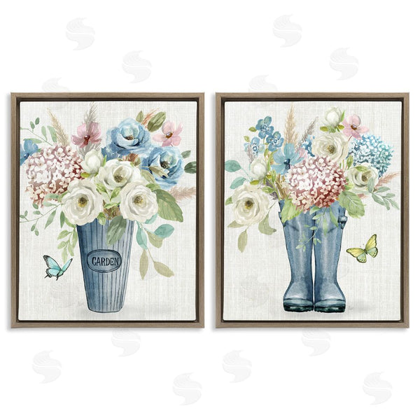Stupell Industries Nan | Country Garden Bouquets Rain Boots Wall Art