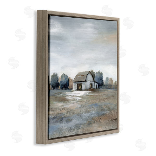 Stupell Industries Nan | Countryside Barn Neutral Tones
