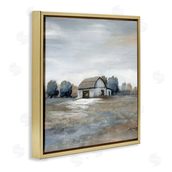 Stupell Industries Nan | Countryside Barn Neutral Tones