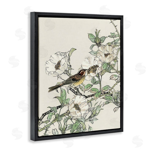 Stupell Industries Nan | Delicate Bird & Blossoms Wall Art