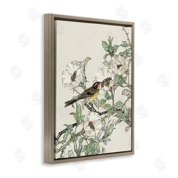 Stupell Industries Nan | Delicate Bird & Blossoms Wall Art