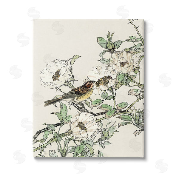 stupell industries Nan | Delicate Bird & Blossoms Wall Art