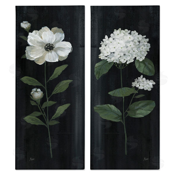 stupell industries Nan | Delicate White Flower Sprigs Wall Art
