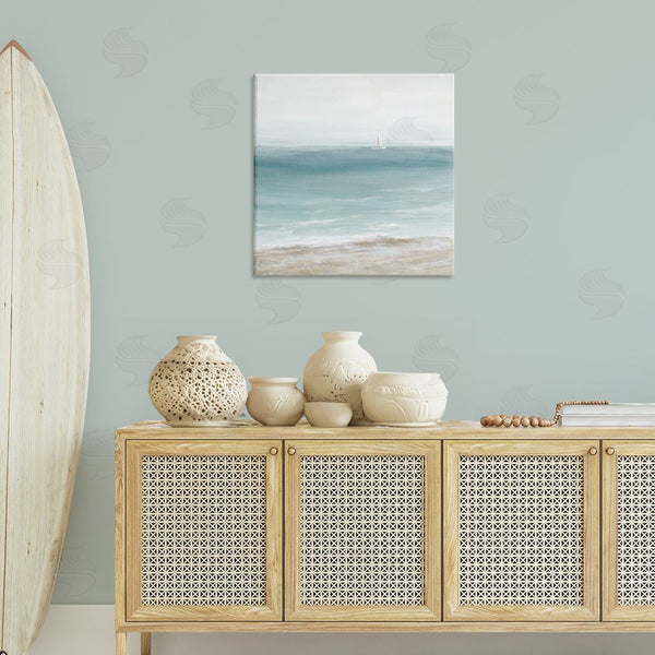 Stupell Industries Nan | Distant White Sailboat Wall Art