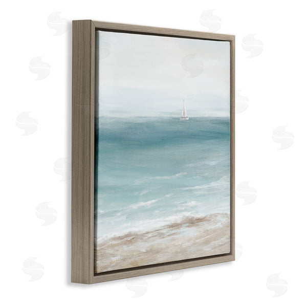 Stupell Industries Nan | Distant White Sailboat Wall Art