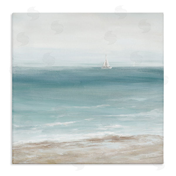 stupell industries Nan | Distant White Sailboat Wall Art