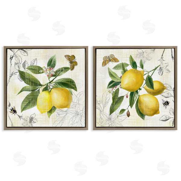 Stupell Industries Nan | Distressed Country Lemons Wall Art