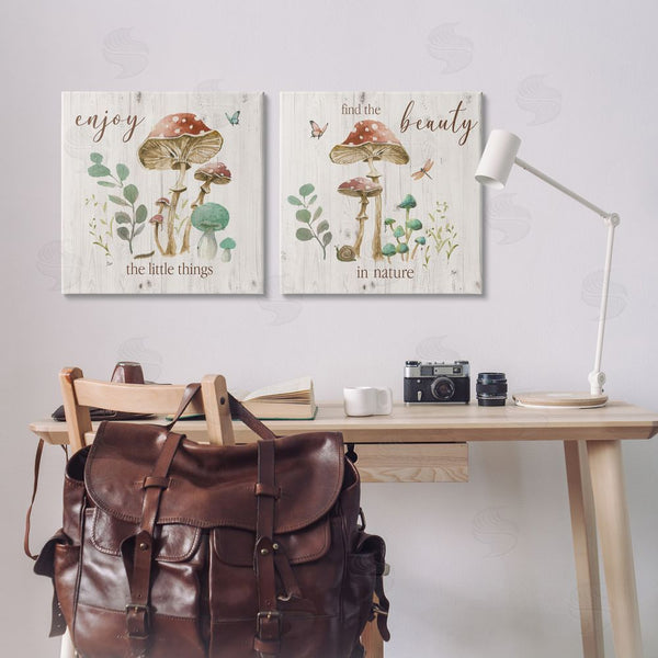 Stupell Industries Nan | Enjoy Beauty Mushroom Wall Art