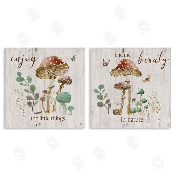 stupell industries Nan | Enjoy Beauty Mushroom Wall Art