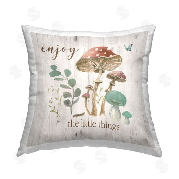 stupell industries Nan | Enjoy Little Things Printed Throw Pillow