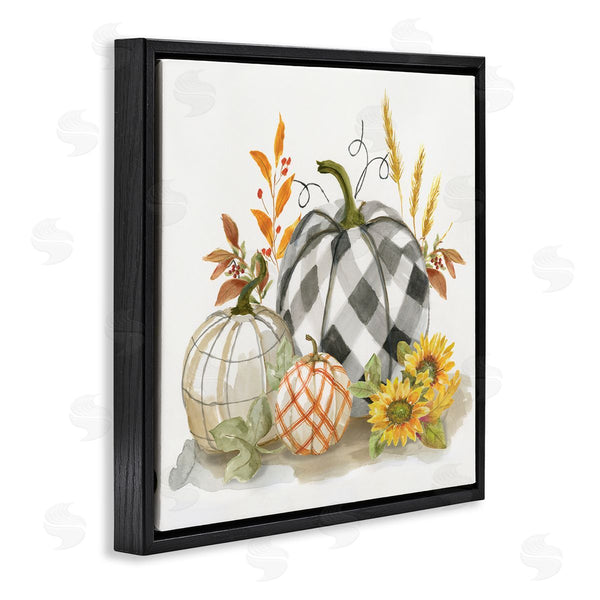 Stupell Industries Nan | Fall Patchwork Patterned Pumpkins