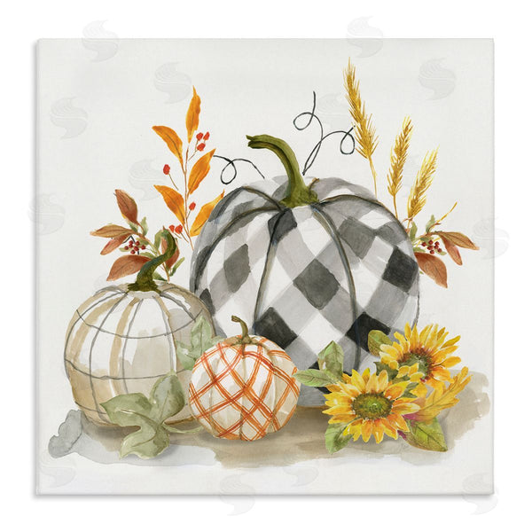 stupell industries Nan | Fall Patchwork Patterned Pumpkins