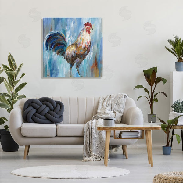 Stupell Industries Nan | Farm Rooster Contemporary Painting Morning Country Bird Wall Art