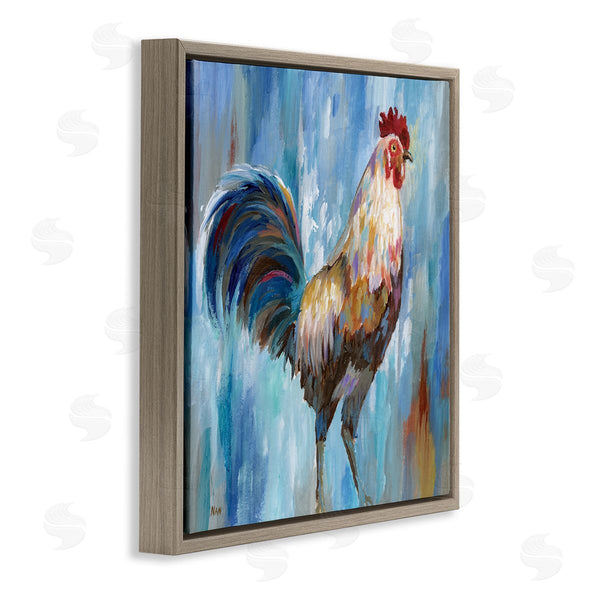 Stupell Industries Nan | Farm Rooster Contemporary Painting Morning Country Bird Wall Art