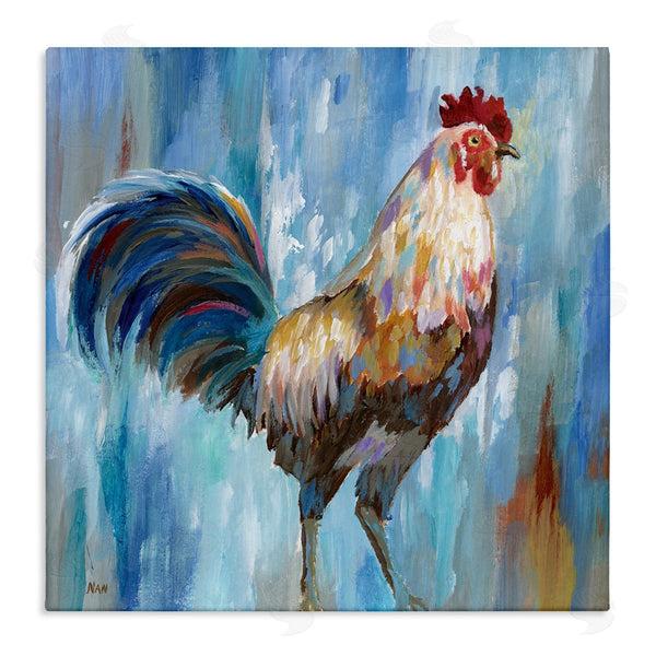 stupell industries Nan | Farm Rooster Contemporary Painting Morning Country Bird Wall Art