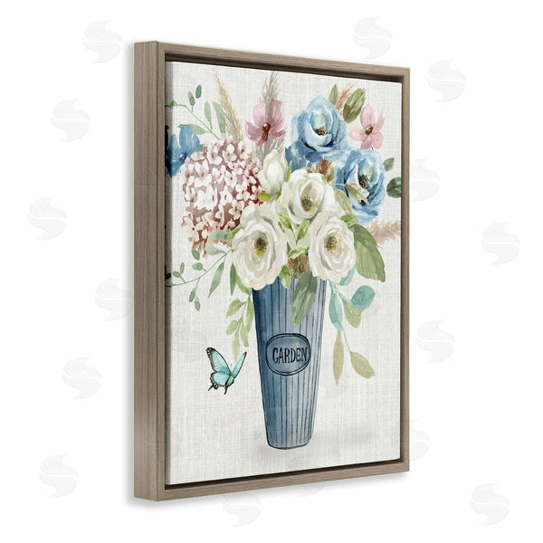 Stupell Industries Nan | Farmhouse Garden Flower Blooms Wall Art
