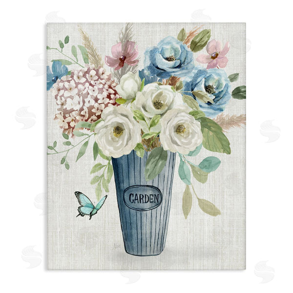 stupell industries Nan | Farmhouse Garden Flower Blooms Wall Art