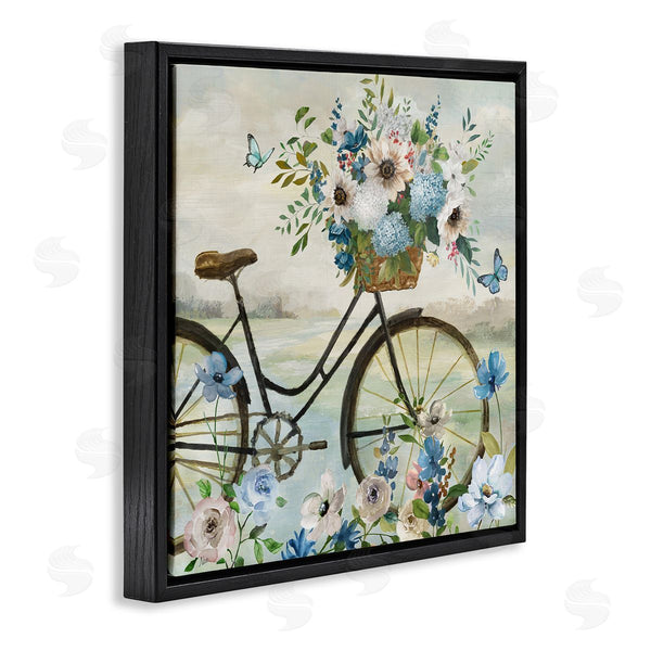 Stupell Industries Nan | Floral Bicycle And Butterflies