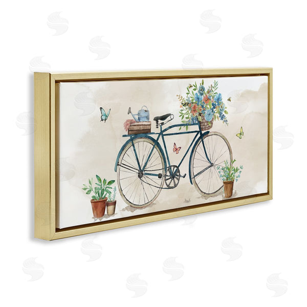 Stupell Industries Nan | Garden Bicycle & Florals Wall Art