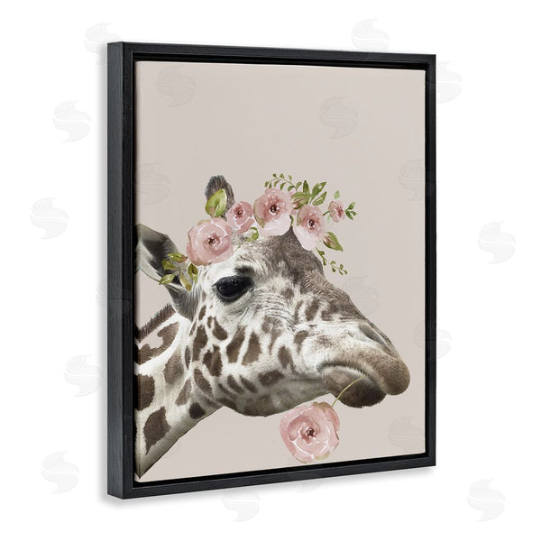 Stupell Industries Nan | Giraffe With Rose Crown Wall Art