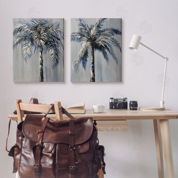 Stupell Industries Nan | Grey Modern Palm Trees Wall Art