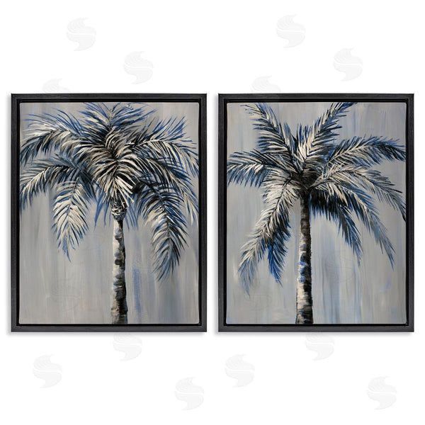 Stupell Industries Nan | Grey Modern Palm Trees Wall Art