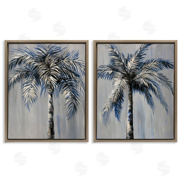 Stupell Industries Nan | Grey Modern Palm Trees Wall Art