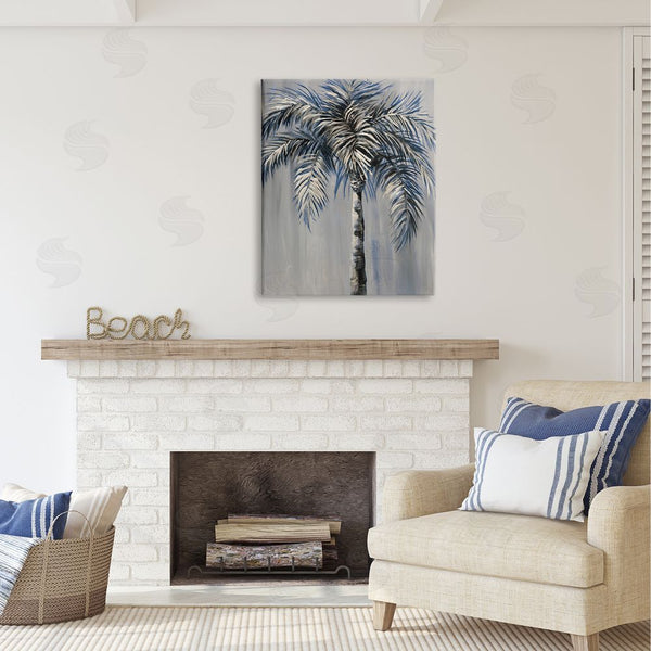 Stupell Industries Nan | Grey Palm Tree Painting Wall Art