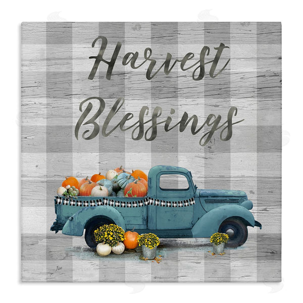 stupell industries Nan | Harvest Blessings Fall Pumpkin Truck Wall Art